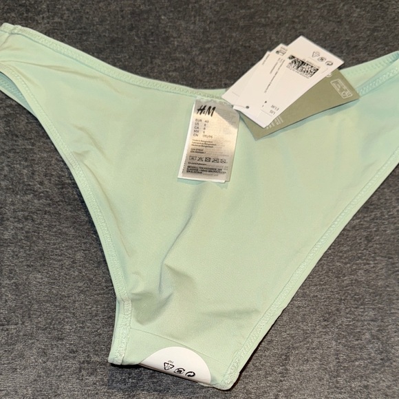 H&M - NWT Light Green Bikini Bottom size 8/M - Picture 12 of 13